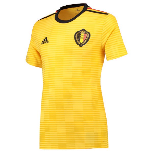 Maillot Football Belgique Exterieur Femme 2018 Jaune